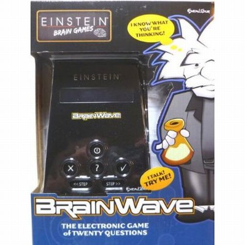 Electronic Handheld Einstein Brain Games Brain Wave 20 Questions Game