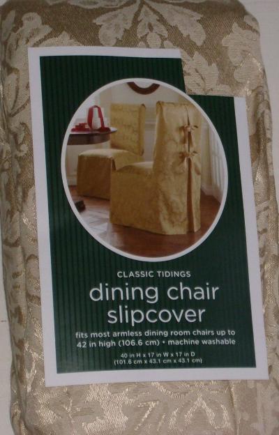 Dining Chair Slipcovers on Creamy Ivory Dining Room Chair Cover Brocade Slipcover   Ebay