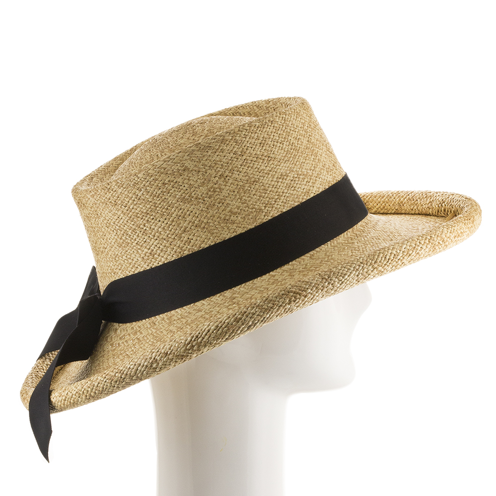Malibu Gambler Straw Panama Hat with RolledUp Brim eBay