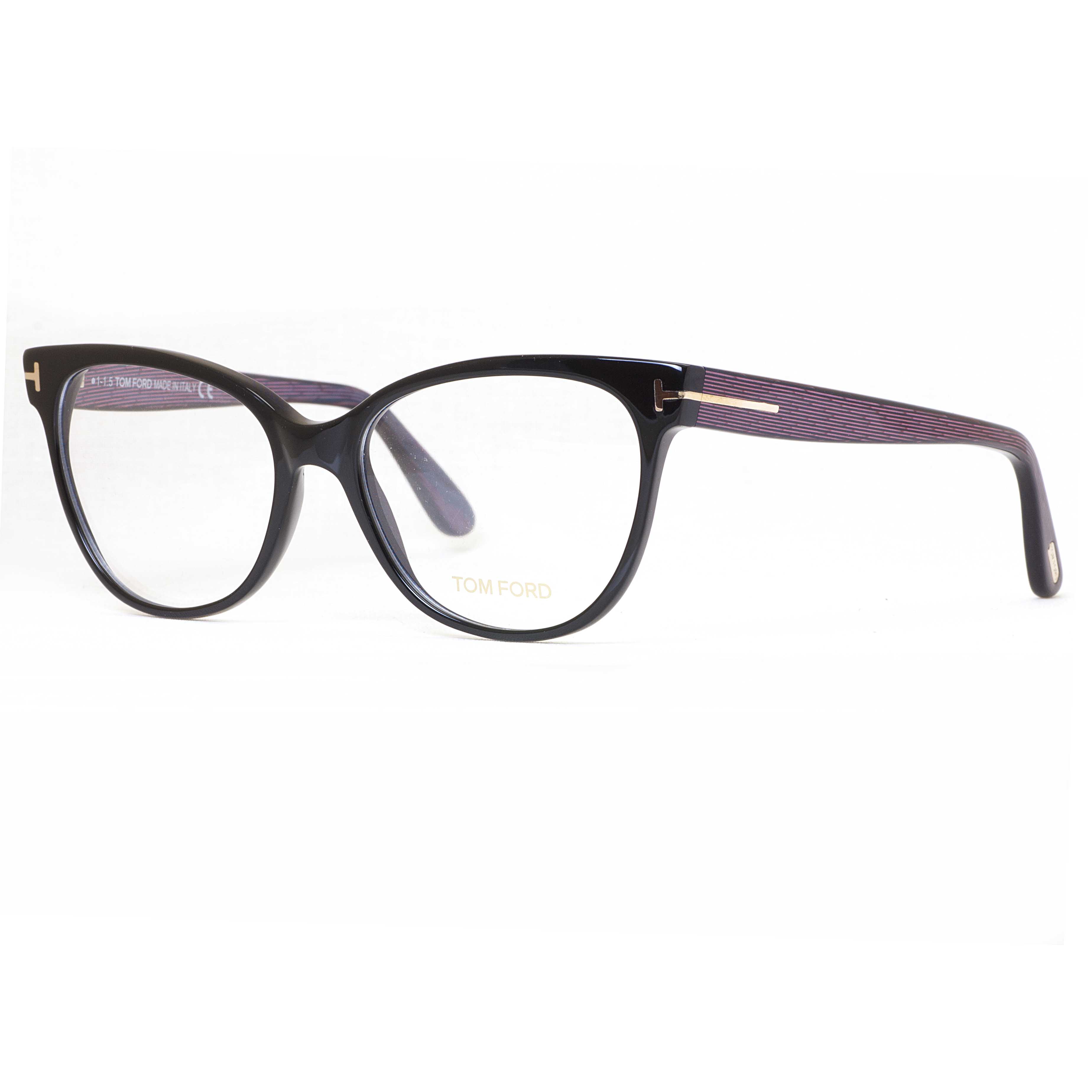 Tom Ford TF 5291 005 55mm Black Blue/Purple Stripes Cat ...
