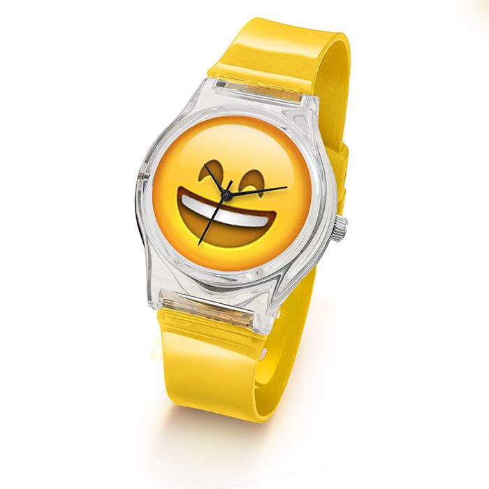Emoji Face Silicone Strap 35mm Quartz Watch eBay