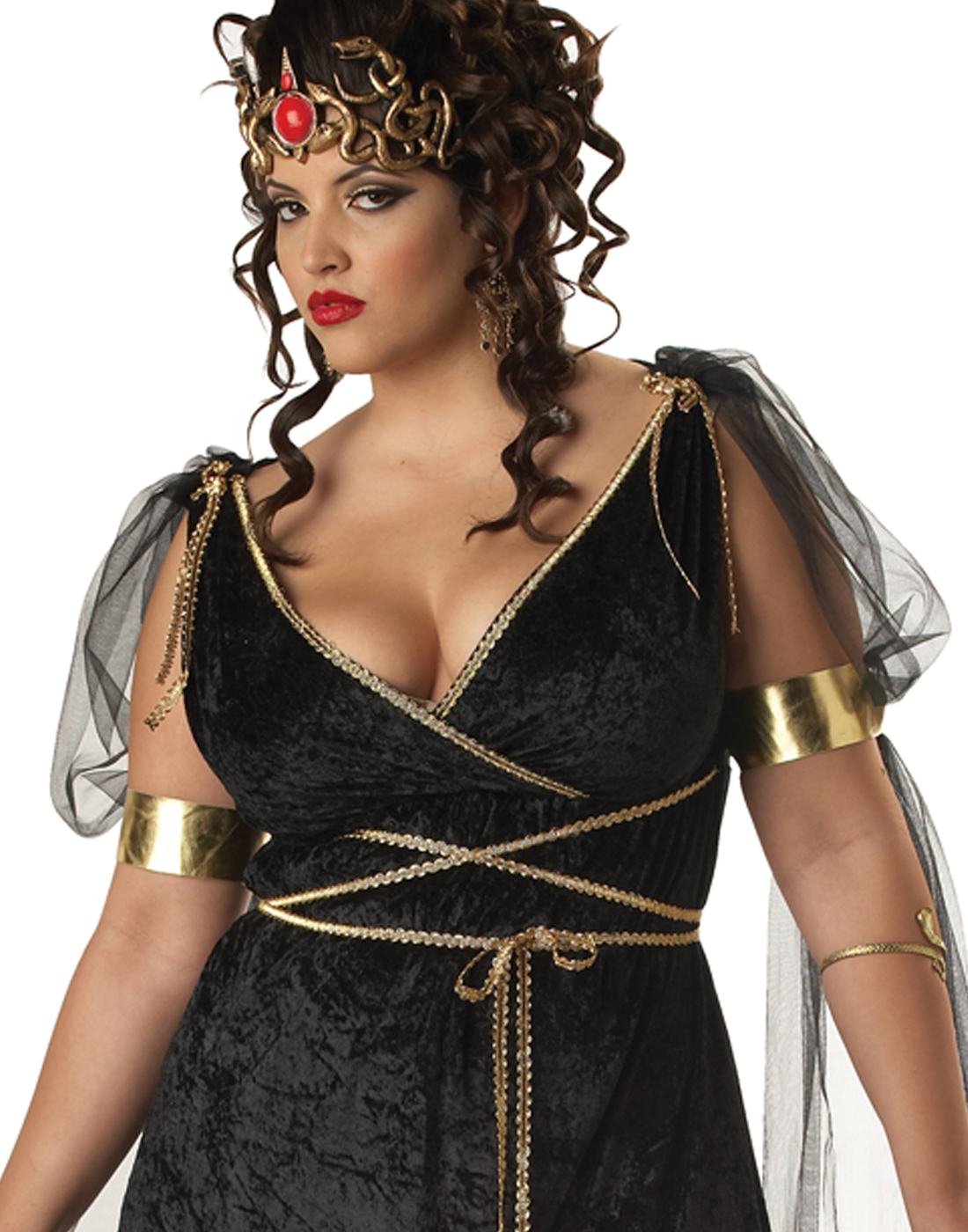 Medusa Greek Goddess Mythical Siren Plus Size Adult Halloween Costume