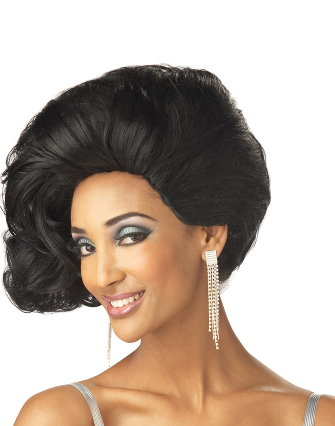Sexy Black Drag Queen 60's Beehive Supremes Motown Dreamgirls Short