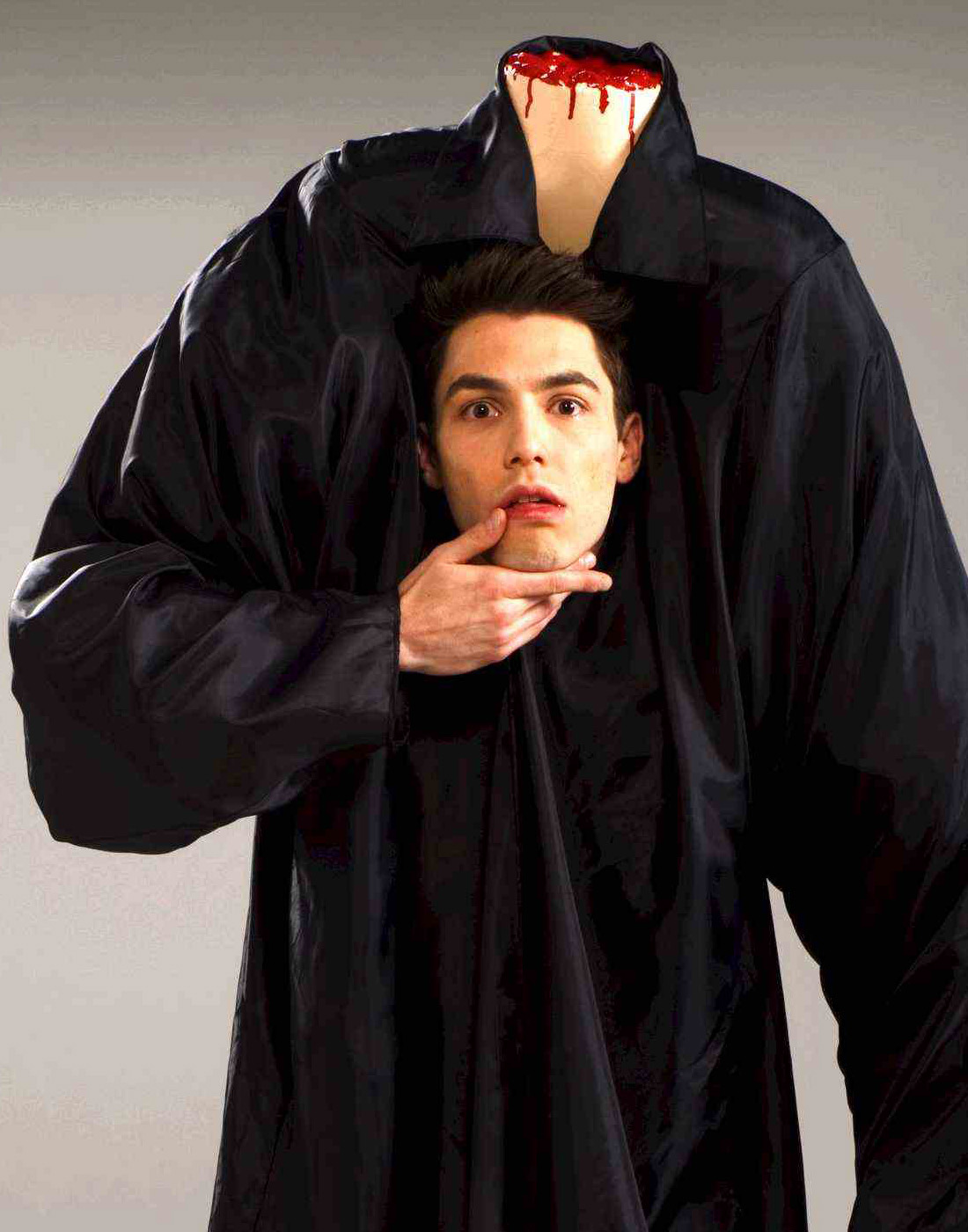 Adult Headless Man Scary Robe Mens Halloween Costume STD eBay