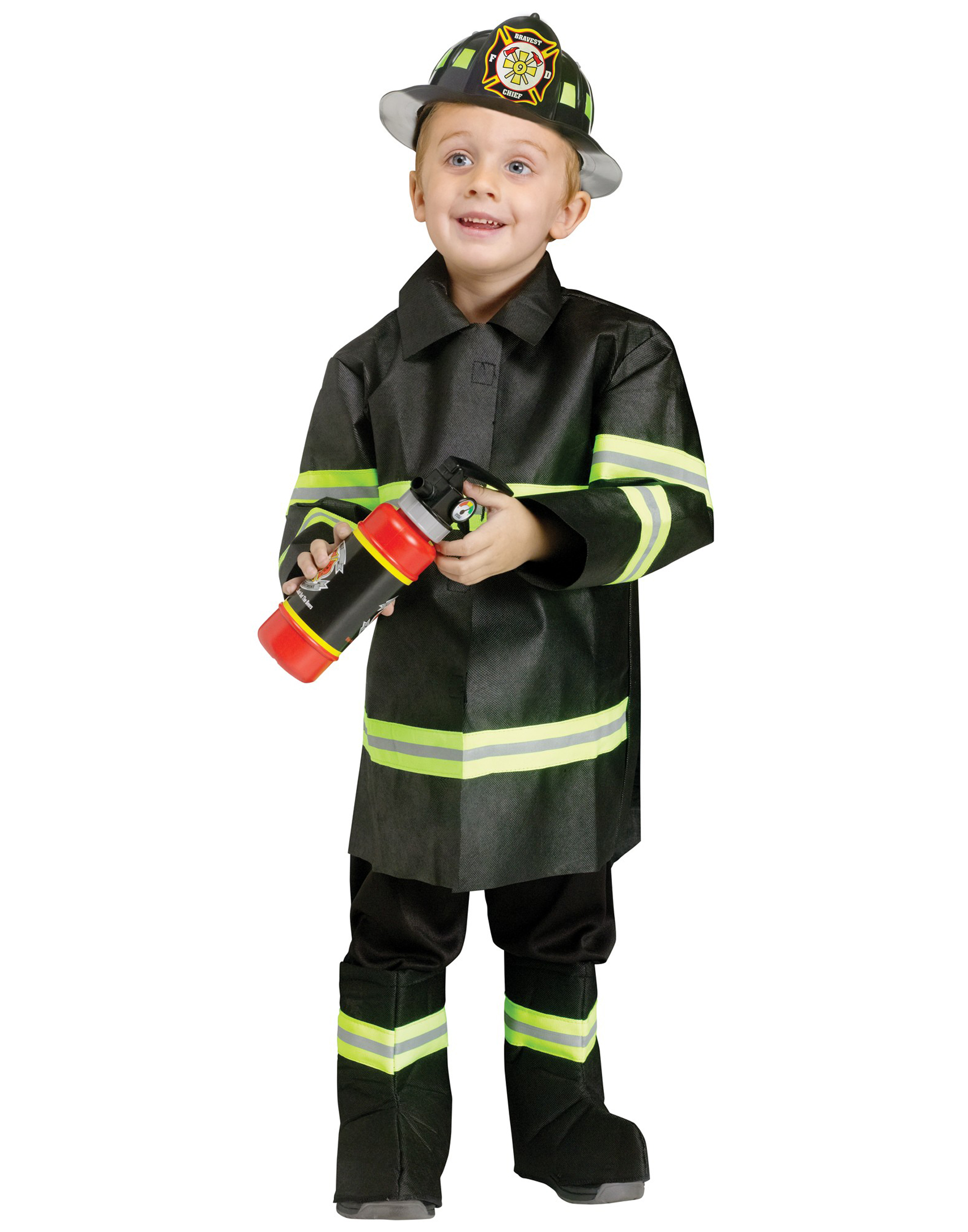 Fireman Firefighter Hero Uniform Toddler Halloween Costume eBay