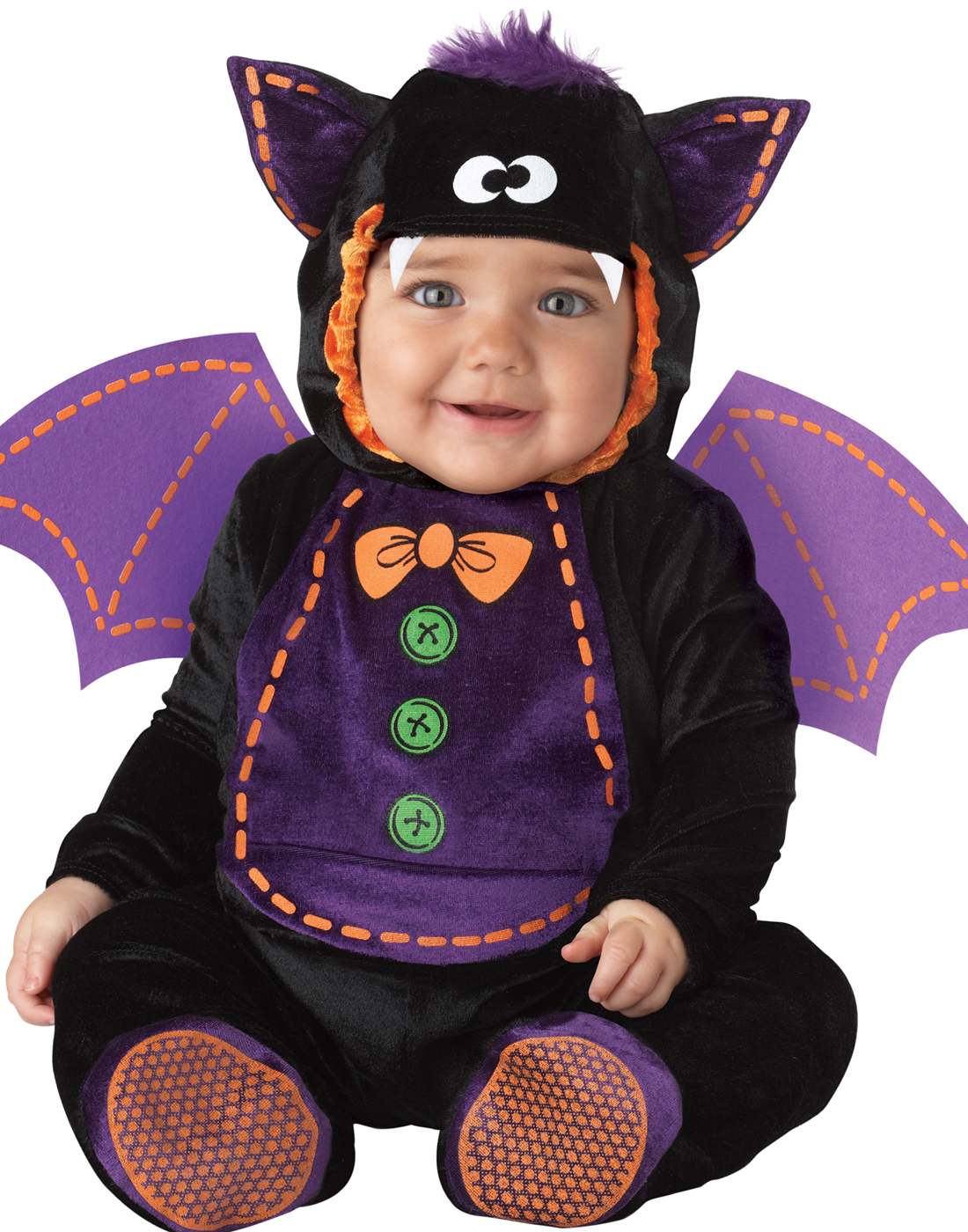 Black Baby Bat Cute Animal Infant Jumpsuit Toddler Kids Costume SL