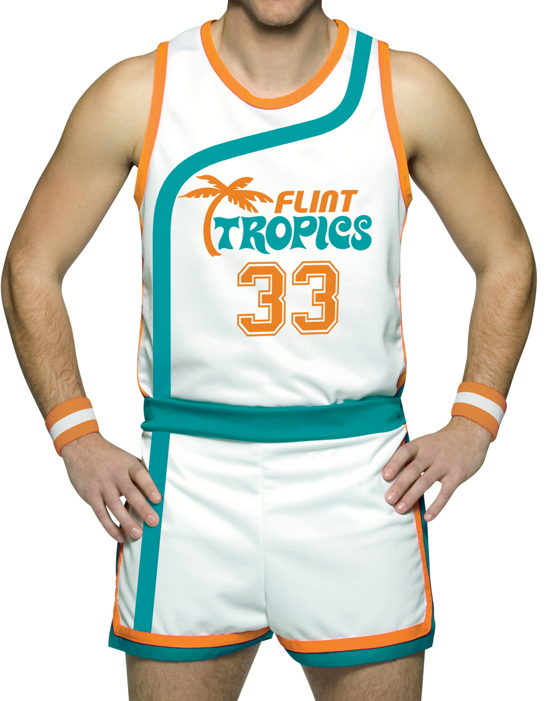 SemiPro Jackie Moon Uniform Mens Dodgeball Sports Funny Halloween