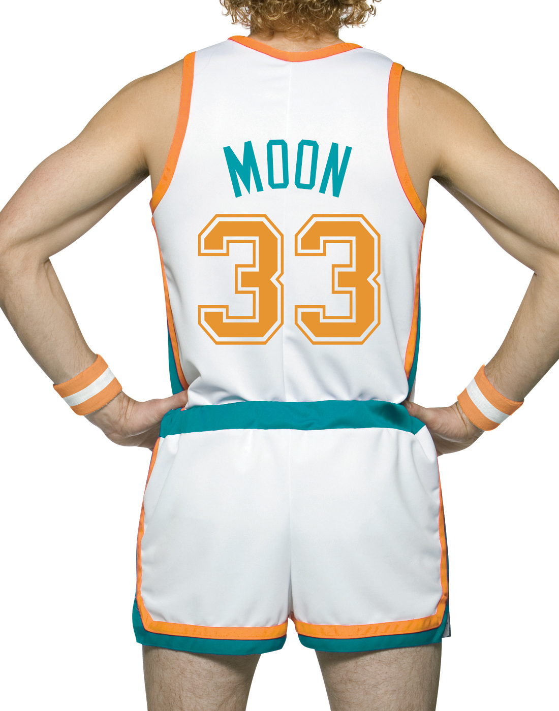 SemiPro Jackie Moon Uniform Mens Dodgeball Sports Funny Halloween