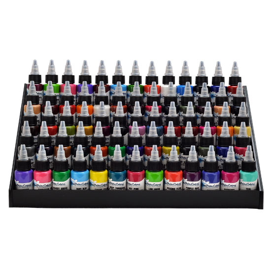 Tattoo Ink Display | black acrylic tattoo large ink display stand 5 tier rack Tattoo Ink Display | black acrylic tattoo large ink display stand 5 tier rack