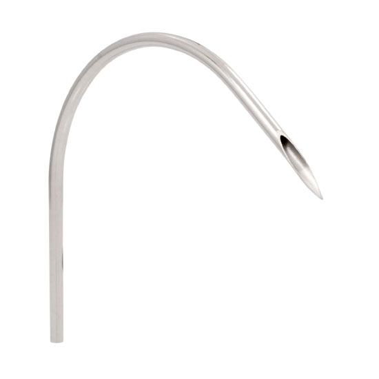 10 CURVED Sterile Body Piercing Needles 14 Gauge 14g eBay