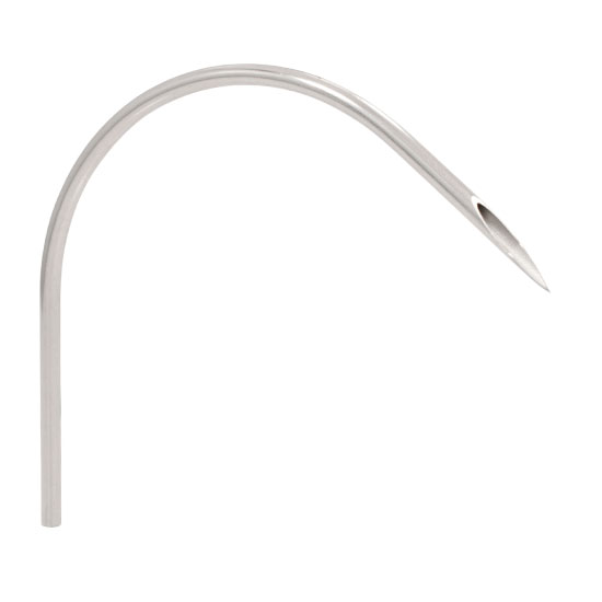 10 CURVED Sterile Body Piercing Needles 14 Gauge 14g eBay