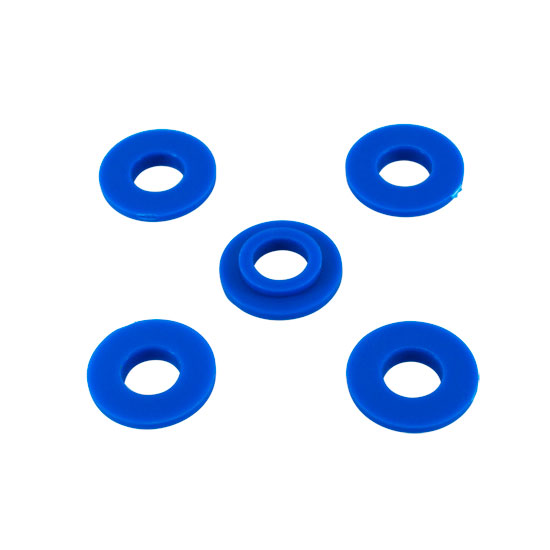 100 BLUE Nylon Shoulder Washers For Tattoo Machine Binding Post Binder