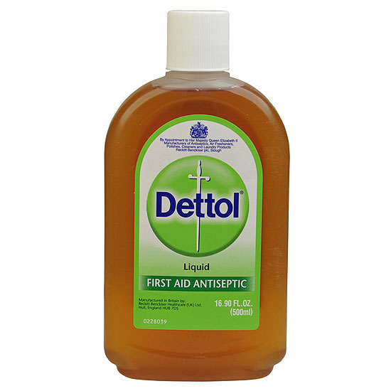 Dettol Topical First Aid Antiseptic Disinfectant Liquid 500ml 16.90 oz