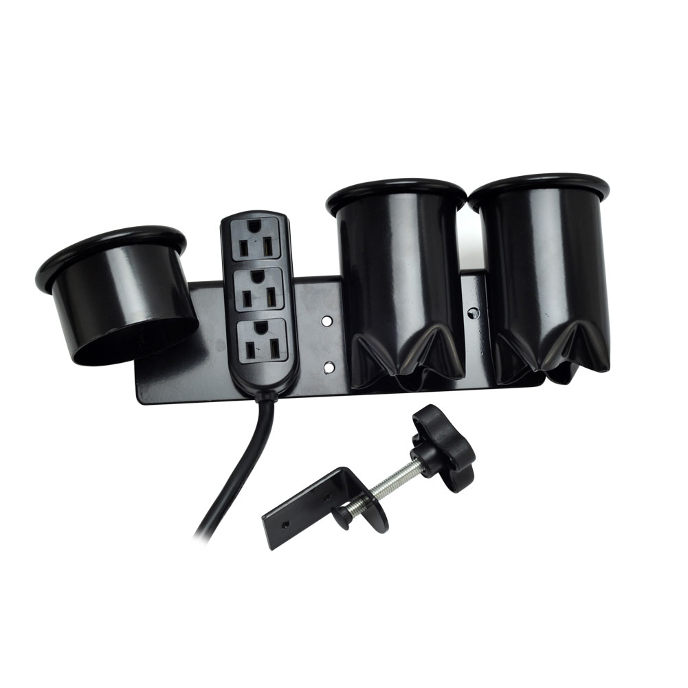 Appliance Holder Mounted Clamp Hair Salon Spa Blow Dryer Curl Flat Iron Outlet eBay