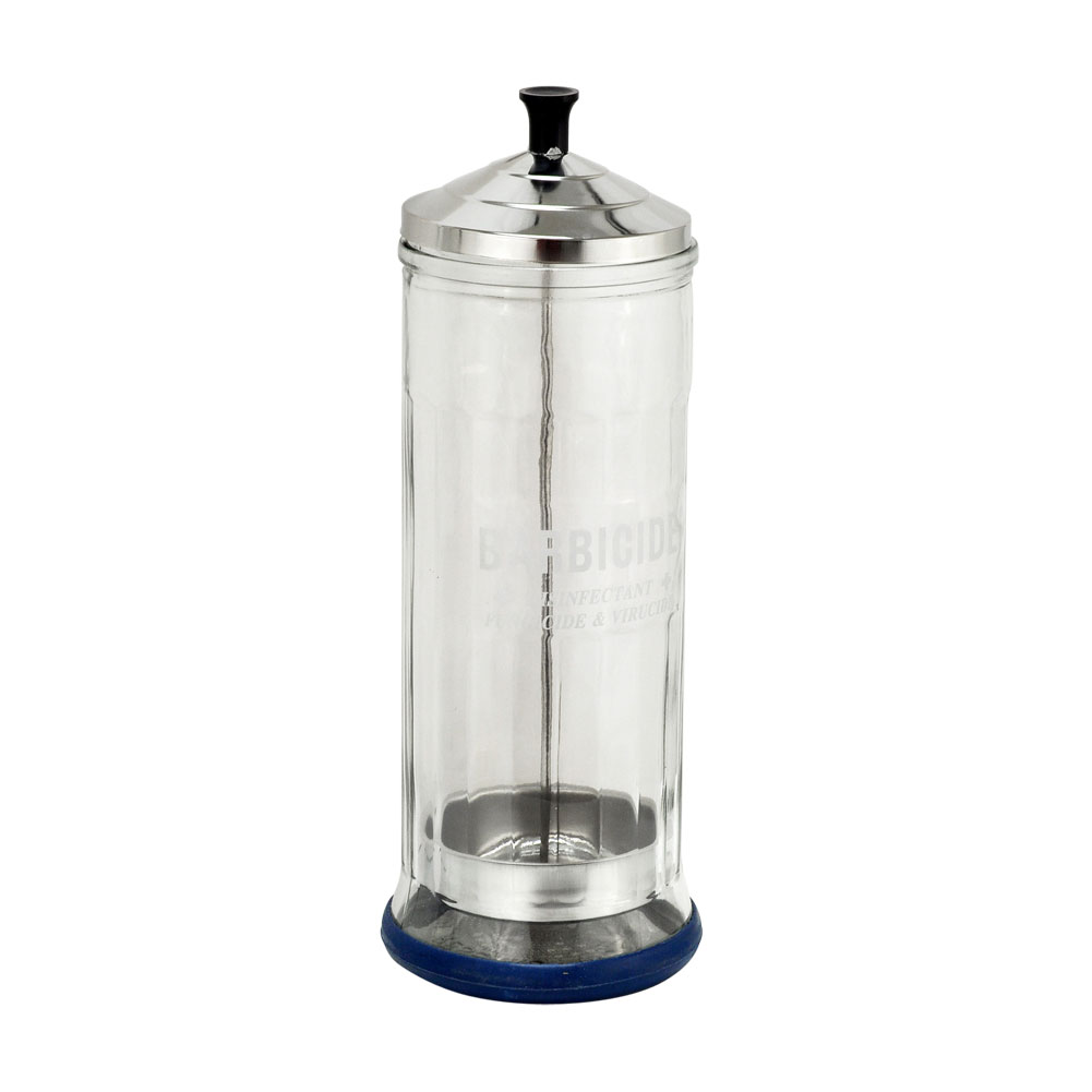 Barbicide Salon Shear Comb Disinfectant JAR Tool Sterilizer Scissor