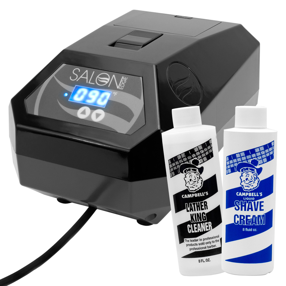 Salon Edge Digital Hot Lather Latherizer Shaving Cream Barber Shave