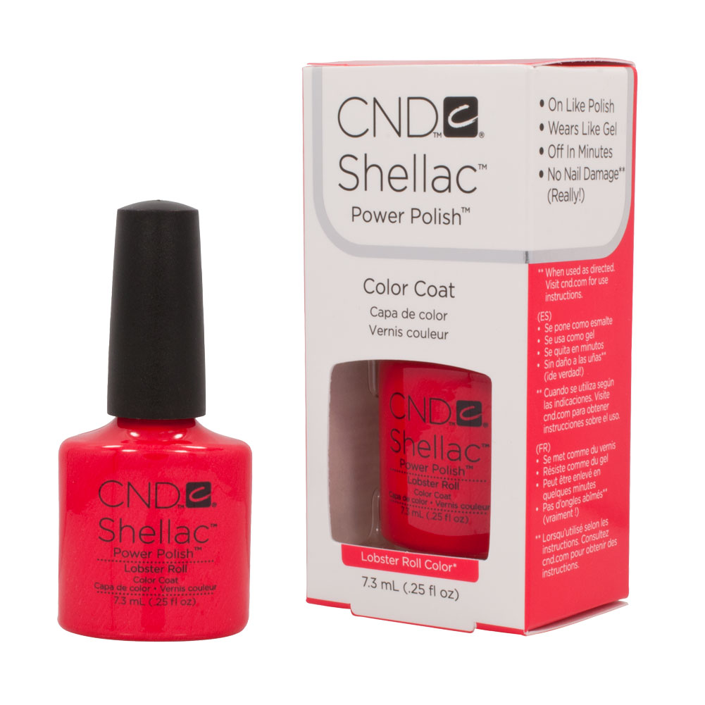 CND Shellac Lobster Roll Soak OFF GEL UV N