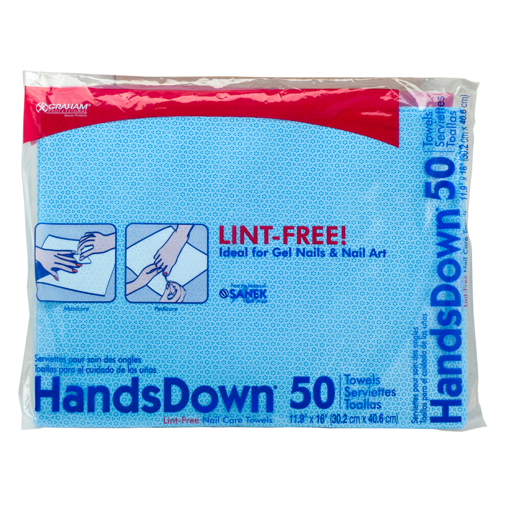 50 Sheets Graham Professional Beauty Products Blue Hands Down Salon