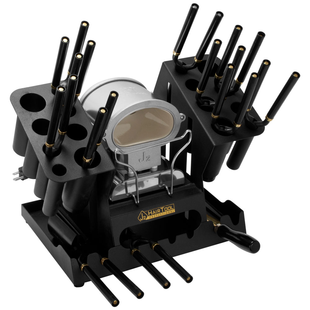 17 Piece J2 Pro Thermal Flat Curling Iron Hair Styling Kit Salon