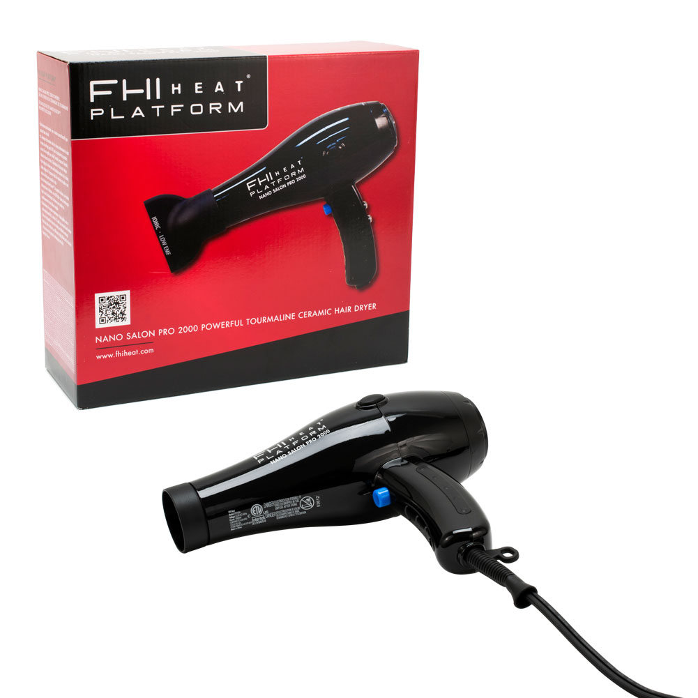 FHI Heat Platform Nano Salon Pro 2000 Powerful Tourmaline Ceramic Dryer