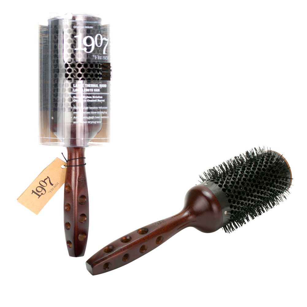 1907 by Fromm Thermal Round Hair Brush With Ionic Nylon Bristles eBay