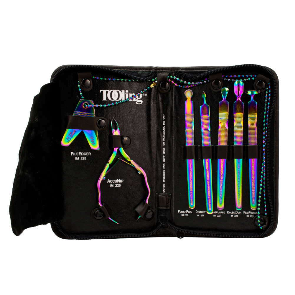 OPI Titanium Tooling Wallet PRO Manicure Set Manicure Nail Cuticle