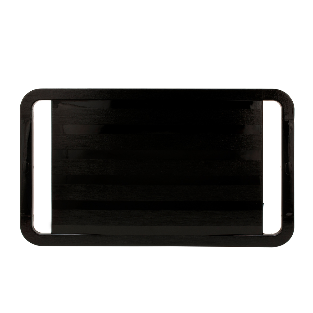 Set 6 Black Large Salon Barber Shop Rectangular Hand Mirrors 11 1/2 " X 8 1/2"