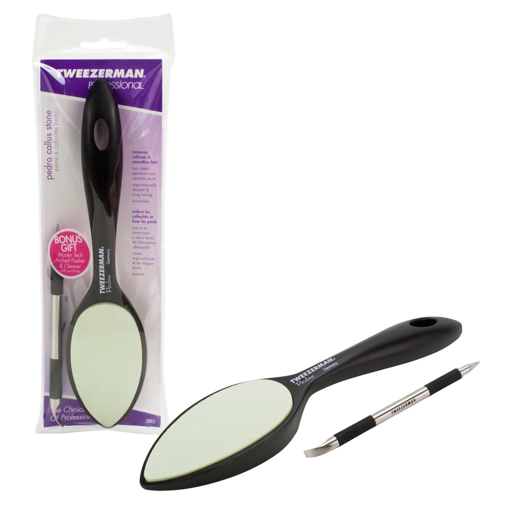 Tweezerman Professional Salon Pedicure Pedro Foot Callus Stone Remover