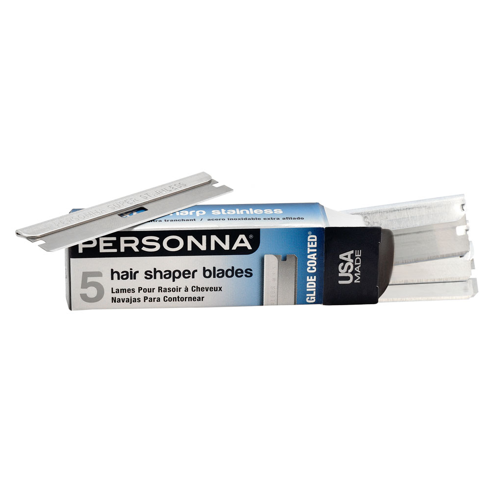 10 Personna Stainless Steel Disposable Single Edge Shaving Barber Razor ...
