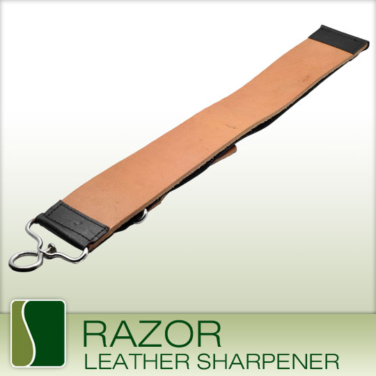 Professional Quality Leather Plastic Razor Strap Strop Sharpener Sharp