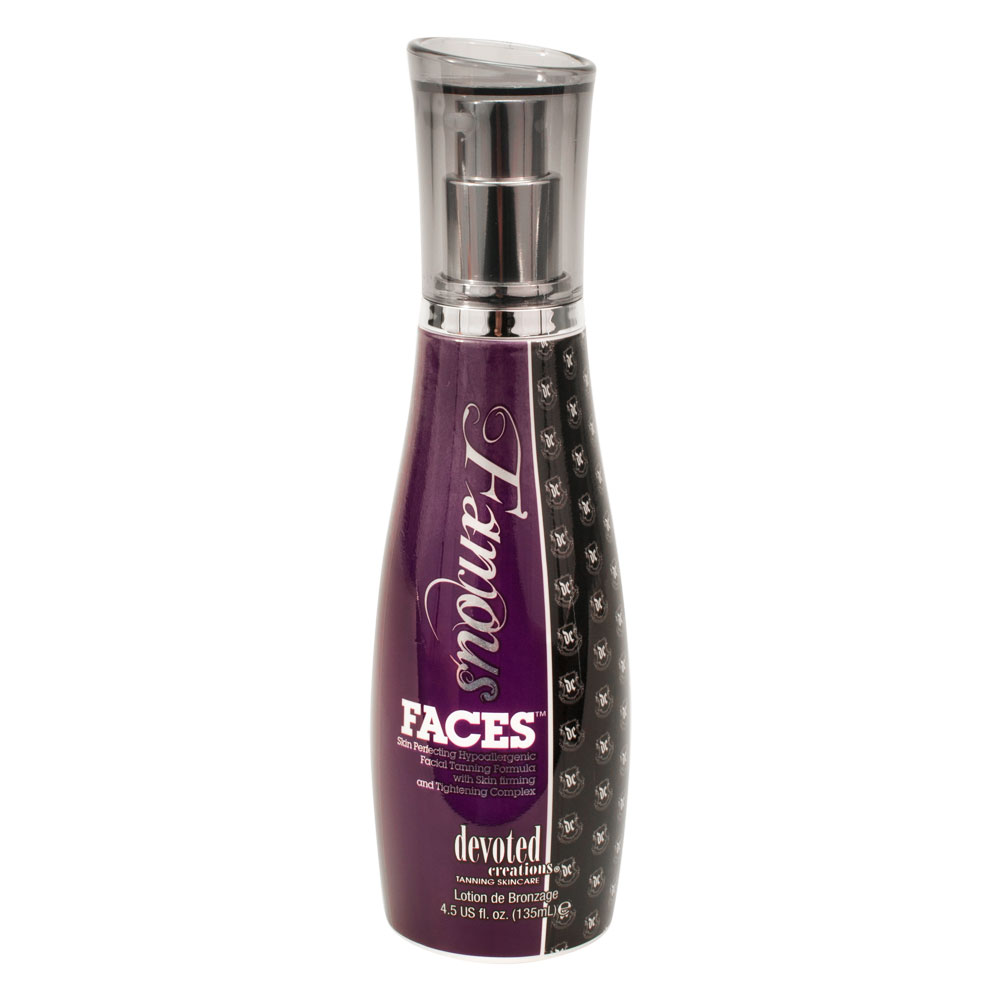 Devoted Creations Famous Faces Hypoallergenic Facial Indoor Tanning