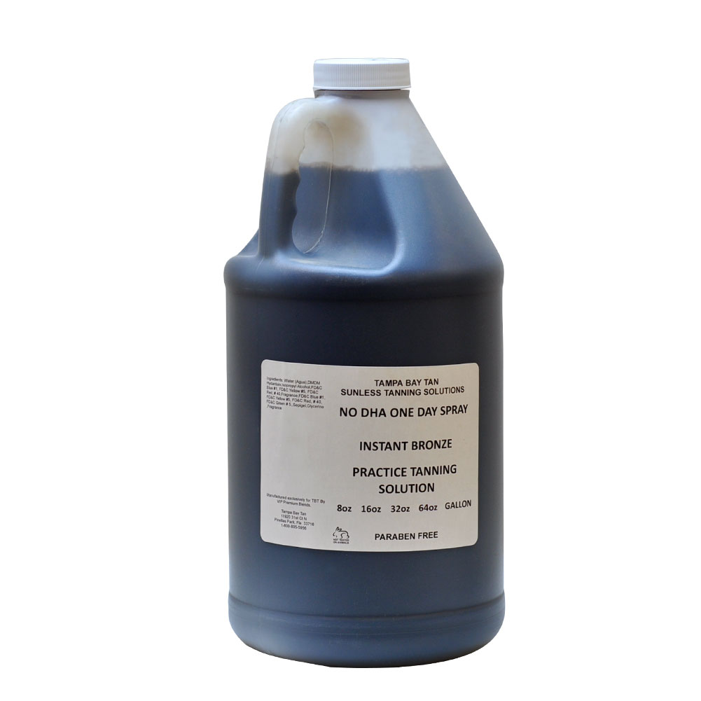 64oz Ounce No DHA SPRAY TANNING Practice TAN Sunless Solution Tampa Bay