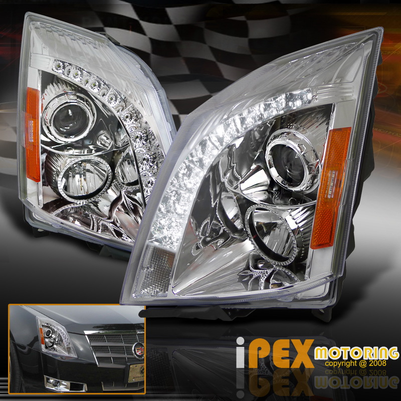New VIP Style 20082012 Cadillac CTS Projector Headlights With LED