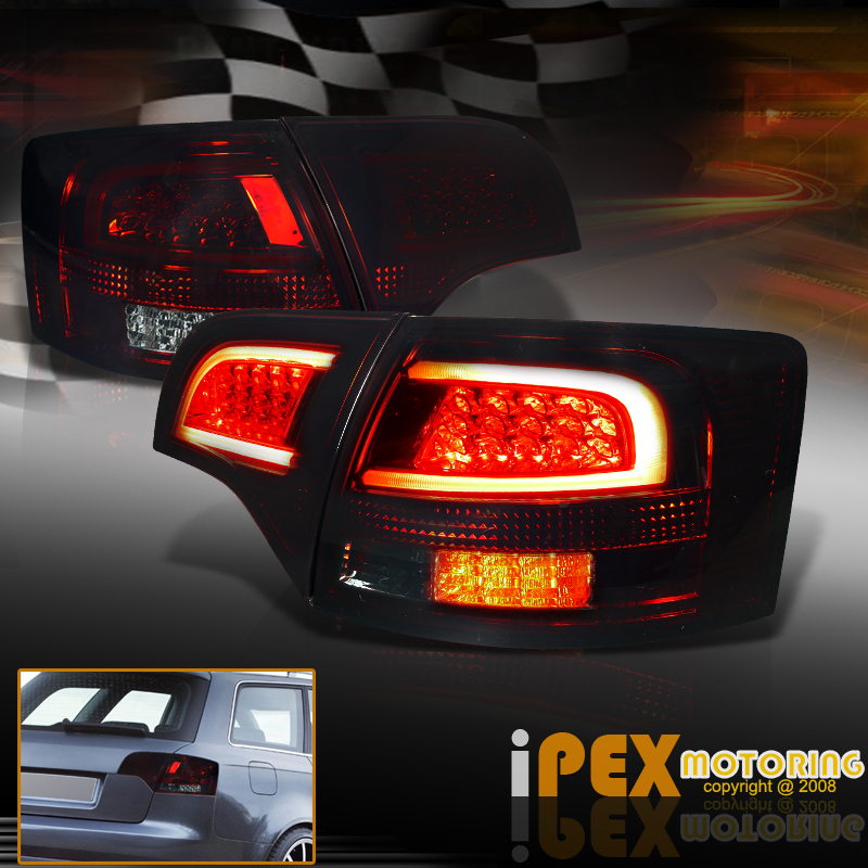 2005 2006 2007 2008 Audi A4 B7 Quattro Avant Wagon LED Smokey Red LED Tail Light eBay