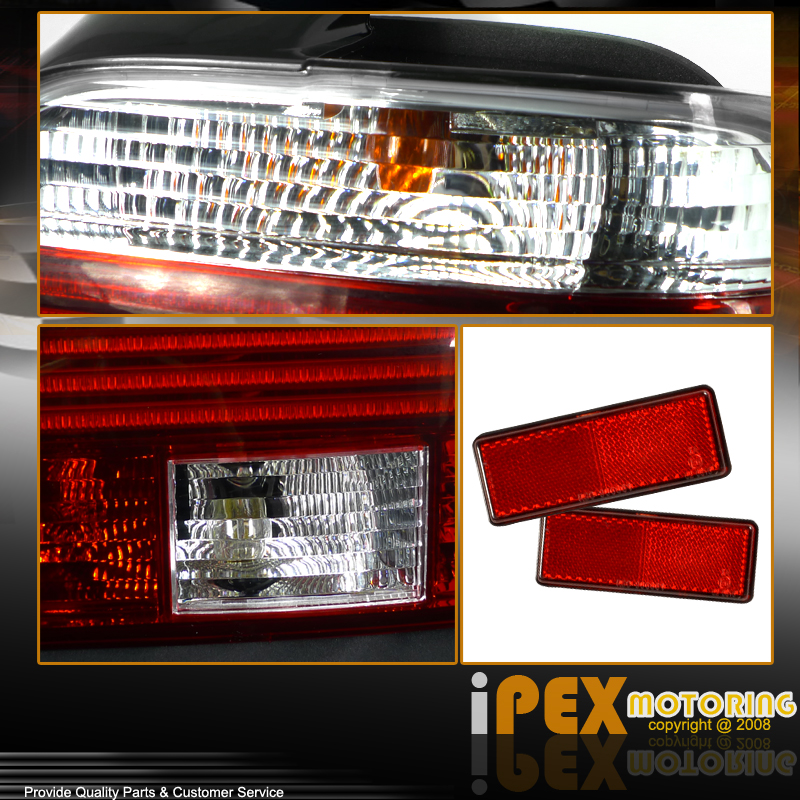 9700 BMW E39 5Series EURO Clear SMD/LED Bulb Strip Rear Brake Tail