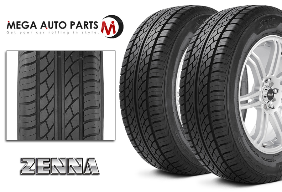 2 X New Zenna Sport Line 195/65R15 91H All Season Performance Tires 420