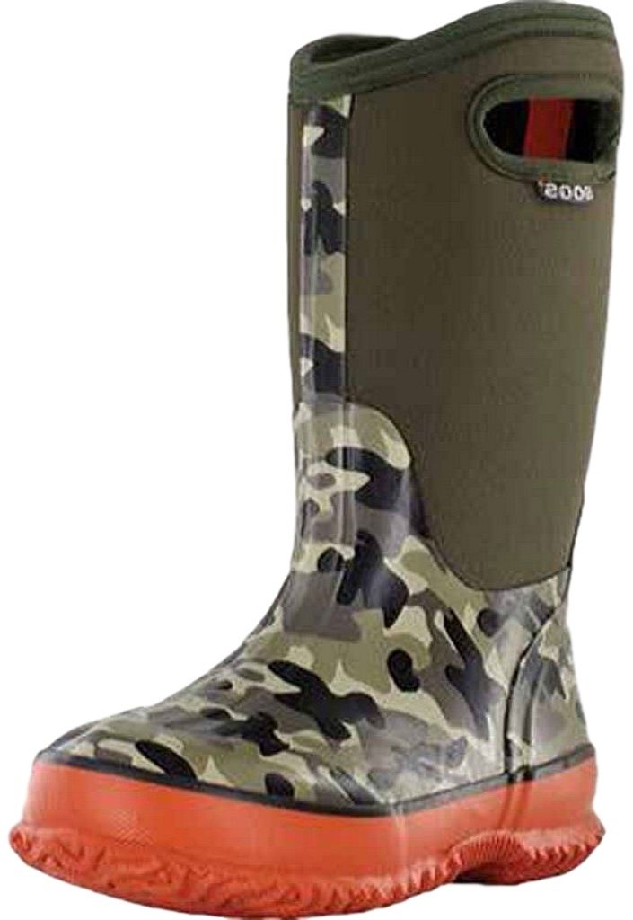 Bogs Muck Boots Girls Kids 10" Classic Camo Waterproof Rubber 71397