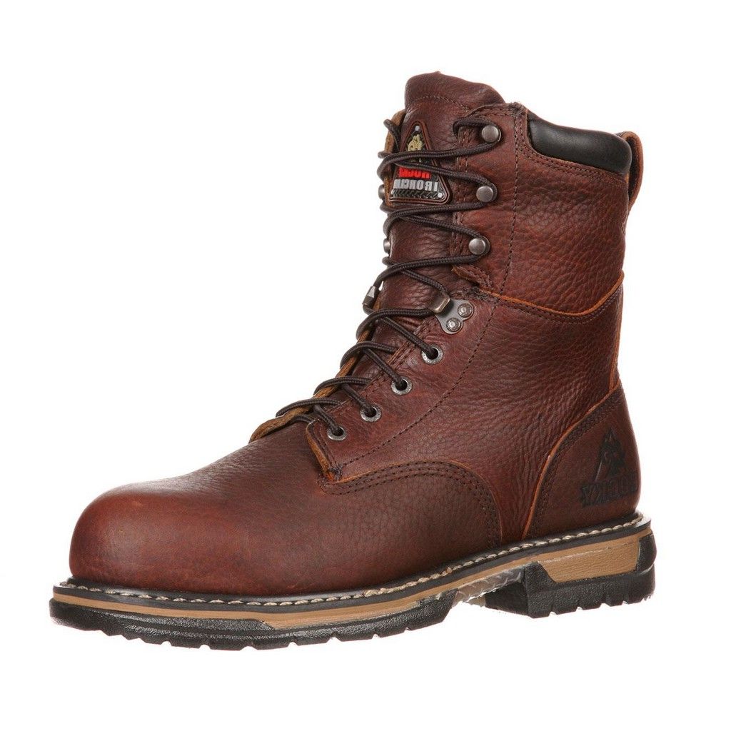 rocky slip on work boots