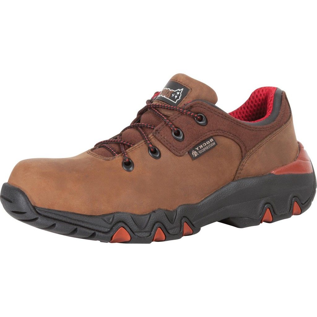 Rocky Work Shoes Mens 3" Bigfoot Waterproof Oxford 10 XW Brown RKYK066 eBay