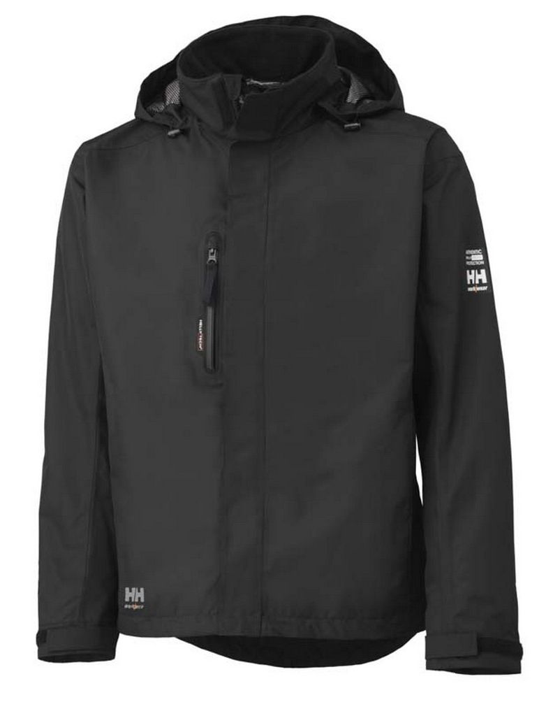 Helly Hansen Work Jacket Mens Haag Adjustable Velcro Polyester 71043 eBay