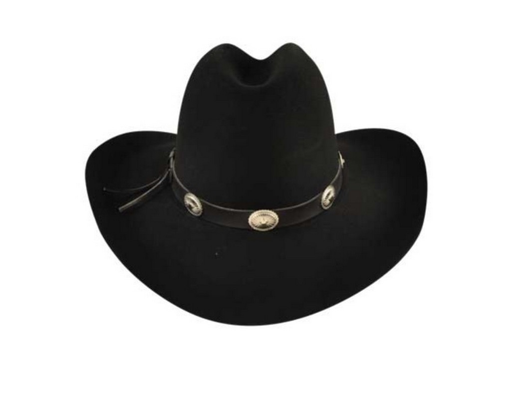 Bailey Cowboy Hat Mens Conchos Wool Gus Crease Tombstone W0602G eBay