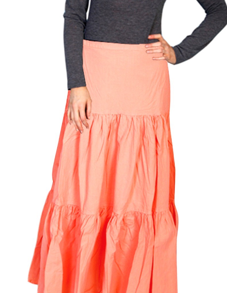 Scully Western Skirt Womens Solid Cotton Elastic Long PSL077 eBay