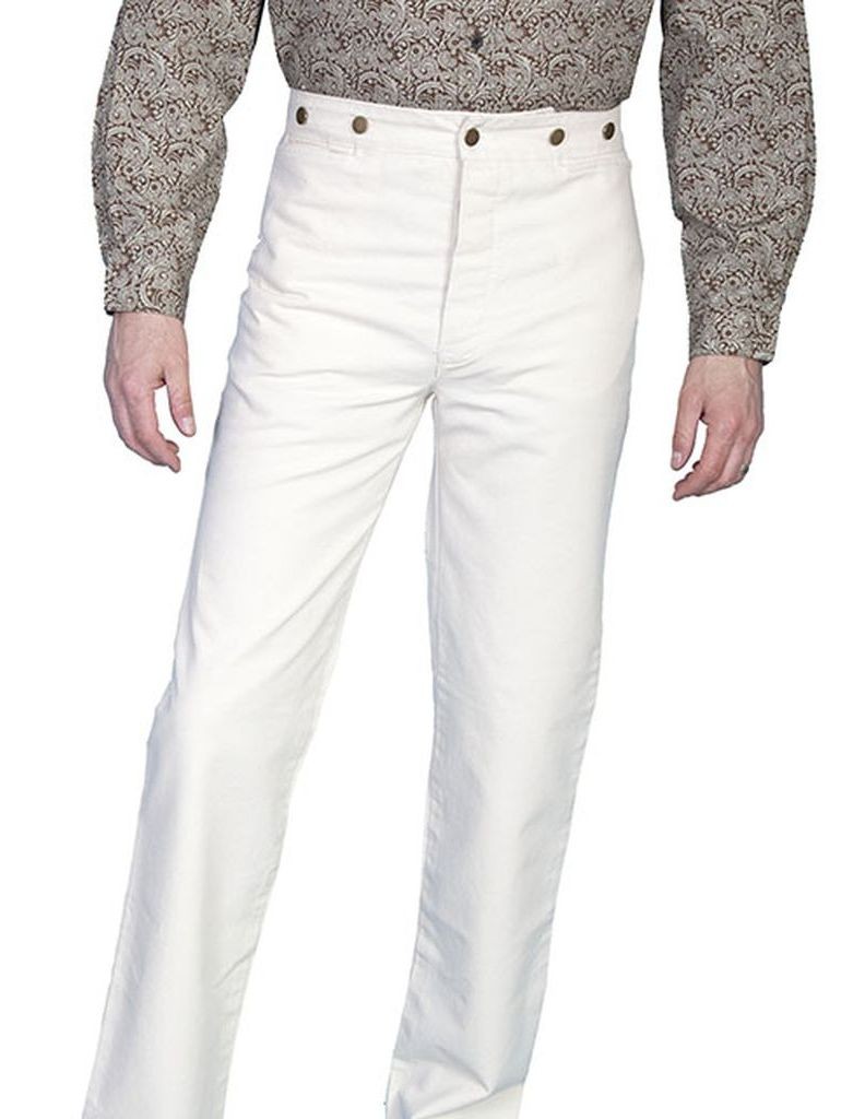 Scully Western Pants Mens Old West Durable Canvas Rugged RW040 eBay