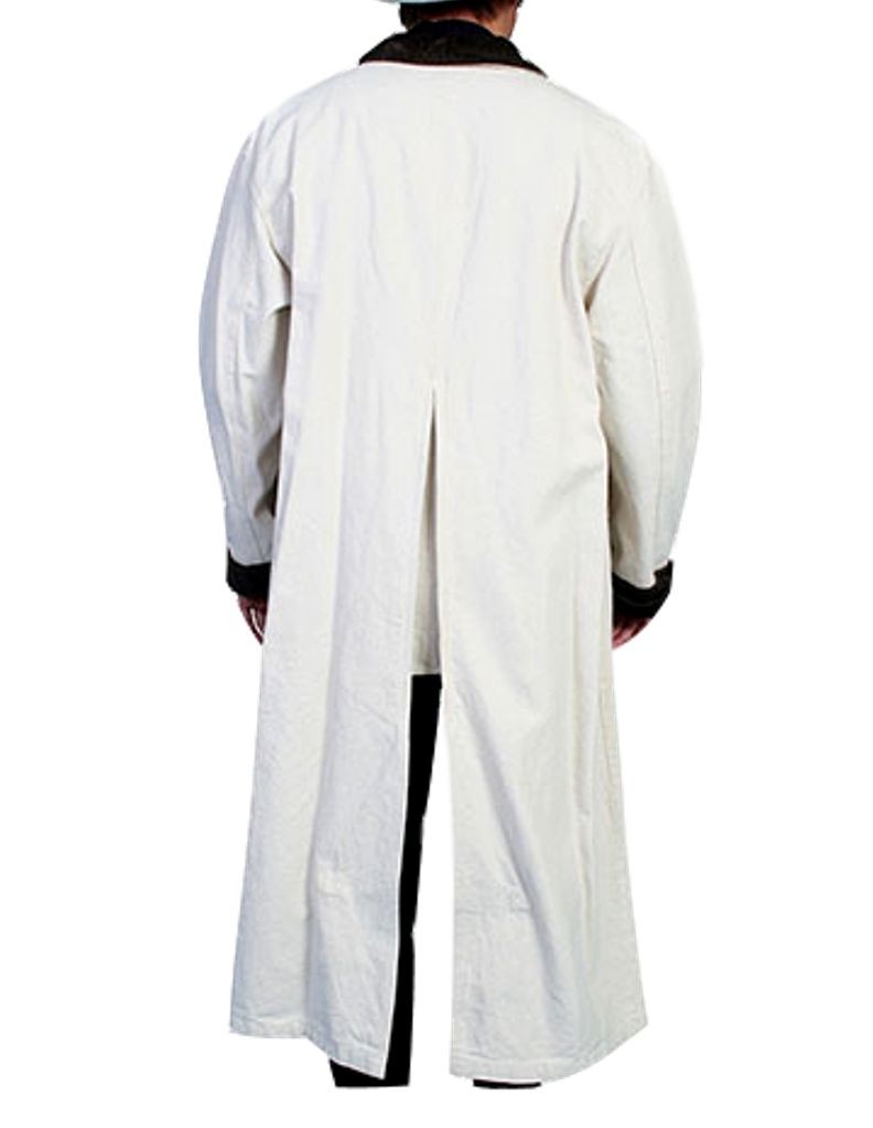 Scully Western Jacket Mens Old West Canvas Duster Button Front RW107 eBay