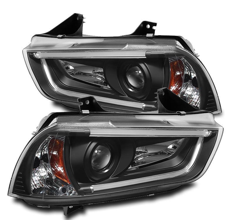 201114 DODGE CHARGER (HID VERSION) LED DRL BAR PROJECTOR HEADLIGHTS