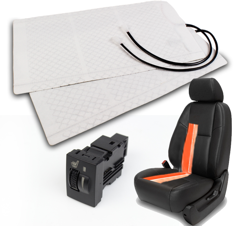 1 SIDE HEATER PAD HEATED SEAT+SWITCH TOYOTA AVALON COROLLA HIGHLANDER