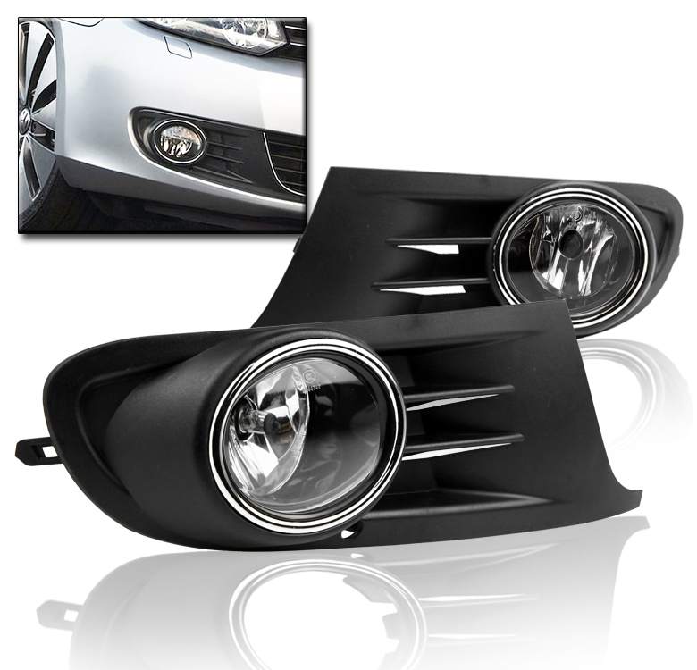 20102012 VW GOLF JETTA MK6 FRONT BUMPER DRIVING FOG LIGHT W/GRILLE