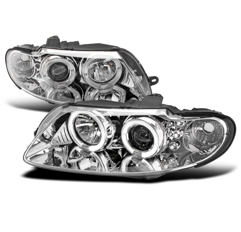 2004 2005 2006 PONTIAC GTO COUPE 2DR V8 HALO LED PROJECTOR HEADLIGHT