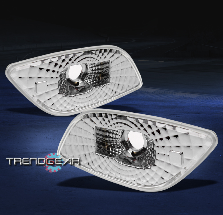 0203 SUBARU IMPREZA FENDER SIGNAL SIDE MARKER LIGHTS CHROME OUTBACK RS
