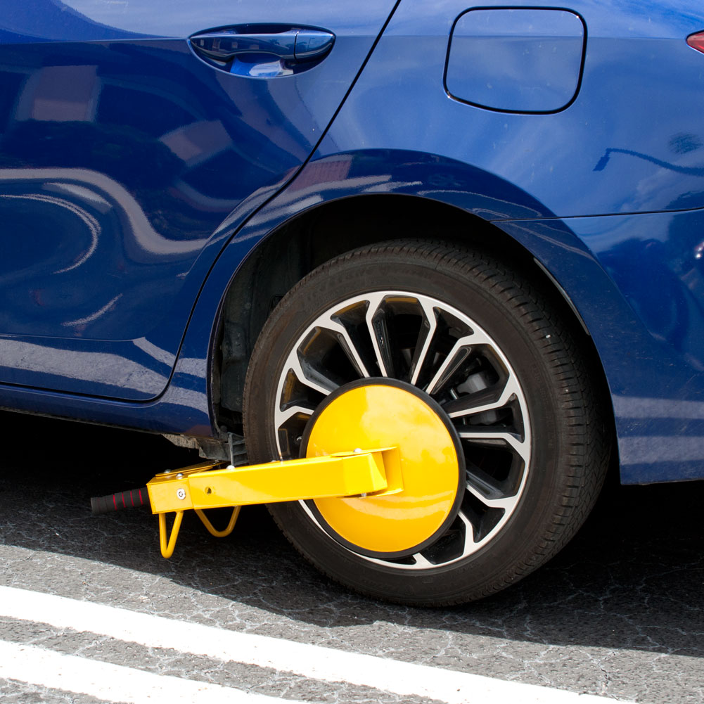 Anti Theft Car Tire Parking ATV RV Boot Wheel Clamp Boat Tow Truck